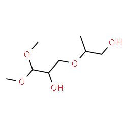 ChemSpider 2D Image | 2-(2-Hydroxy-3,3-dimethoxypropoxy)-1-propanol | C8H18O5