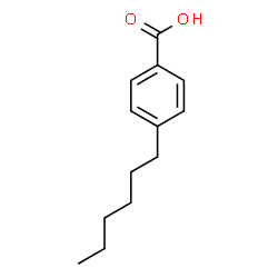 ChemSpider 2D Image | 4-Hexylbenzoic acid | C13H18O2
