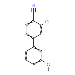 ChemSpider 2D Image | 2-CHLORO-4-(3-METHOXYPHENYL)BENZONITRILE | C14H10ClNO