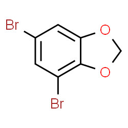 ChemSpider 2D Image | 4,6-Dibromo-1,3-benzodioxole | C7H4Br2O2