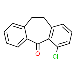 ChemSpider 2D Image | 4-CHLORO-10,11-DIHYDRO-DIBENZO[A,D]CYCLOHEPTEN-5-ONE | C15H11ClO