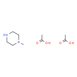 ChemSpider 2D Image | 1-Methylpiperazine acetate (1:2) | C9H20N2O4