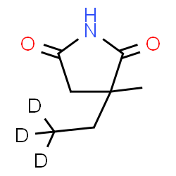 ChemSpider 2D Image | 3-[(2,2,2-~2~H_3_)Ethyl]-3-methyl-2,5-pyrrolidinedione | C7H8D3NO2