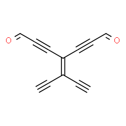 ChemSpider 2D Image | 4-(1,4-Pentadiyn-3-ylidene)-2,5-heptadiynedial | C12H4O2