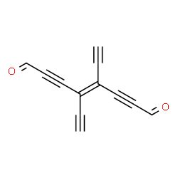 ChemSpider 2D Image | (4E)-4,5-Diethynyl-4-octene-2,6-diynedial | C12H4O2
