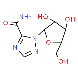 ChemSpider 2D Image | 1-Pentofuranosyl-1H-1,2,4-triazole-5-carboxamide | C8H12N4O5