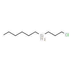 ChemSpider 2D Image | (3-Chloropropyl)(hexyl)silane | C9H21ClSi
