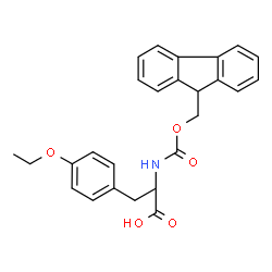 ChemSpider 2D Image | O-Ethyl-N-[(9H-fluoren-9-ylmethoxy)carbonyl]tyrosine | C26H25NO5