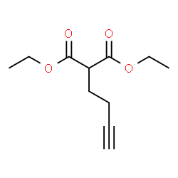 ChemSpider 2D Image | Diethyl 3-butyn-1-ylmalonate | C11H16O4