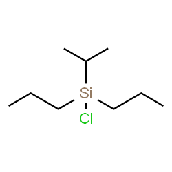 ChemSpider 2D Image | Chloro(isopropyl)dipropylsilane | C9H21ClSi