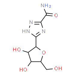 ChemSpider 2D Image | 1,4-Anhydro-1-(3-carbamoyl-1H-1,2,4-triazol-5-yl)pentitol | C8H12N4O5