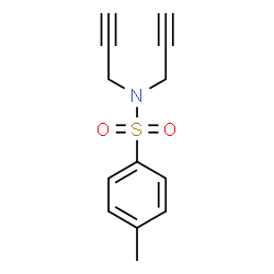 ChemSpider 2D Image | 4-Methyl-N,N-di(2-propyn-1-yl)benzenesulfonamide | C13H13NO2S
