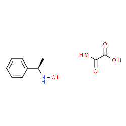 ChemSpider 2D Image | (1R)-N-Hydroxy-1-phenylethanamine ethanedioate (1:1) | C10H13NO5