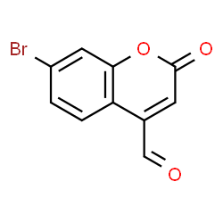 ChemSpider 2D Image | 7-Bromo-2-oxo-2H-chromene-4-carbaldehyde | C10H5BrO3