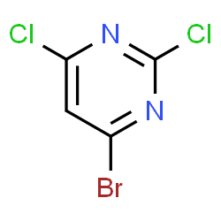 ChemSpider 2D Image | 4-Bromo-2,6-dichloropyrimidine | C4HBrCl2N2