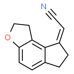 ChemSpider 2D Image | (2Z)-1,2,6,7-Tetrahydro-8H-indeno[5,4-b]furan-8-ylideneacetonitrile | C13H11NO