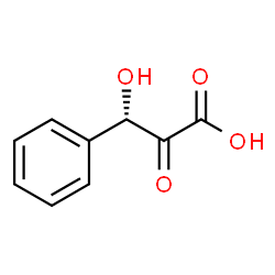 ChemSpider 2D Image | (S)-3-hydroxy-2-oxo-3-phenylpropanoic acid | C9H8O4