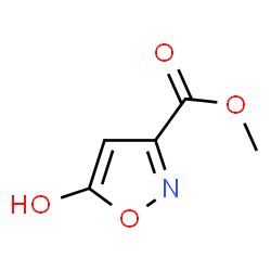 ChemSpider 2D Image | Methyl 5-hydroxyisoxazole-3-carboxylate | C5H5NO4
