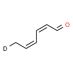 ChemSpider 2D Image | (2Z,4Z)-(6-~2~H_1_)-2,4-Hexadienal | C6H7DO