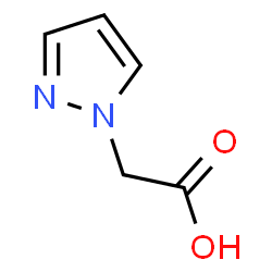 ChemSpider 2D Image | Pyrazol-1-ylacetic acid | C5H6N2O2