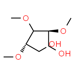 ChemSpider 2D Image | 2,3,4-Tri-O-methyl-L-threo-pentitol | C8H18O5
