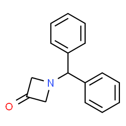ChemSpider 2D Image | 1-benzhydrylazetidin-3-one | C16H15NO