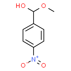 ChemSpider 2D Image | Methoxy(4-nitrophenyl)methanol | C8H9NO4