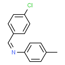 ChemSpider 2D Image | (Z)-1-(4-Chlorophenyl)-N-(4-methylphenyl)methanimine | C14H12ClN