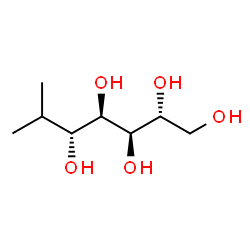ChemSpider 2D Image | (2R,3R,4R,5R)-6-Methyl-1,2,3,4,5-heptanepentol | C8H18O5