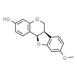 ChemSpider 2D Image | (-)-medicarpin | C16H14O4