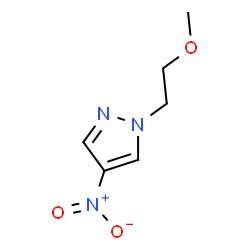 ChemSpider 2D Image | 1-(2-Methoxyethyl)-4-nitro-1H-pyrazole | C6H9N3O3