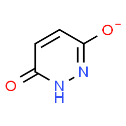 ChemSpider 2D Image | 6-Oxo-1,6-dihydro-3-pyridazinolate | C4H3N2O2