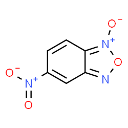 ChemSpider 2D Image | 5-Nitro-2,1,3-benzoxadiazole 1-oxide | C6H3N3O4