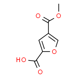 ChemSpider 2D Image | 4-(Methoxycarbonyl)-2-furoic acid | C7H6O5
