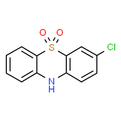 ChemSpider 2D Image | 3-Chloro-10H-phenothiazine 5,5-dioxide | C12H8ClNO2S