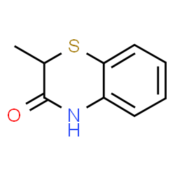 ChemSpider 2D Image | 2-Methyl-2H-1,4-benzothiazin-3(4H)-one | C9H9NOS