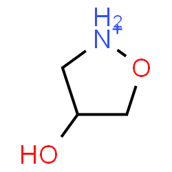 ChemSpider 2D Image | 4-Hydroxy-1,2-oxazolidin-2-ium | C3H8NO2