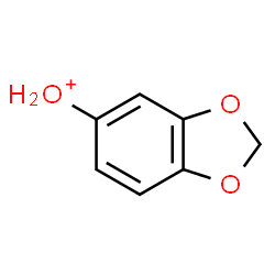 ChemSpider 2D Image | 1,3-Benzodioxol-5-yloxonium | C7H7O3
