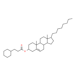 ChemSpider 2D Image | 10,13-Dimethyl-17-octyl-2,3,4,7,8,9,10,11,12,13,14,15,16,17-tetradecahydro-1H-cyclopenta[a]phenanthren-3-yl 3-cyclohexylpropanoate | C36H60O2