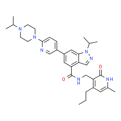 ChemSpider 2D Image | UNC1999 | C33H43N7O2