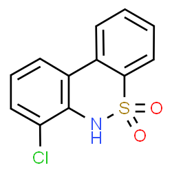 ChemSpider 2D Image | 7-Chloro-6H-dibenzo[c,e][1,2]thiazine 5,5-dioxide | C12H8ClNO2S