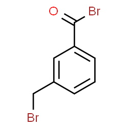 ChemSpider 2D Image | 3-(Bromomethyl)benzoyl bromide | C8H6Br2O