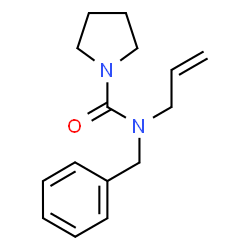 ChemSpider 2D Image | N-Allyl-N-benzyl-1-pyrrolidinecarboxamide | C15H20N2O