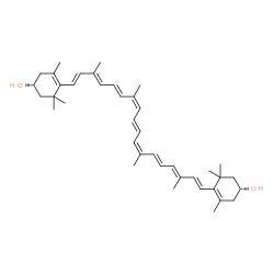 ChemSpider 2D Image | (3R,3'R,13cis,13'cis)-beta,beta-Carotene-3,3'-diol | C40H56O2