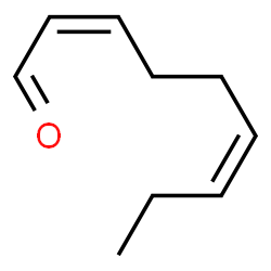 ChemSpider 2D Image | (2Z,6Z)-2,6-Nonadienal | C9H14O