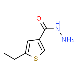 ChemSpider 2D Image | 5-Ethyl-3-thiophenecarbohydrazide | C7H10N2OS