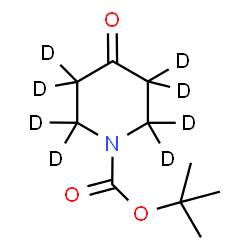 ChemSpider 2D Image | 2-Methyl-2-propanyl 4-oxo-1-(~2~H_8_)piperidinecarboxylate | C10H9D8NO3