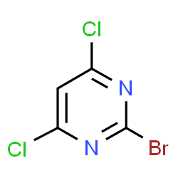 ChemSpider 2D Image | 2-Bromo-4,6-dichloropyrimidine | C4HBrCl2N2