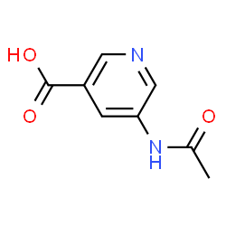 ChemSpider 2D Image | 5-Acetamidonicotinic acid | C8H8N2O3