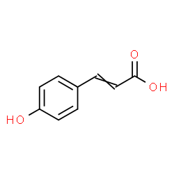 ChemSpider 2D Image | p-coumaric acid | C9H8O3